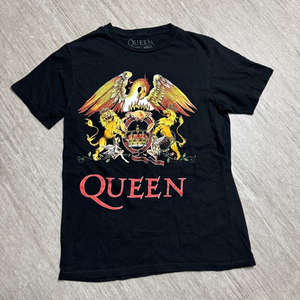 Official Queen Merch Band Tee Shirt Adult S Graphic T Crewneck Short Sleeve